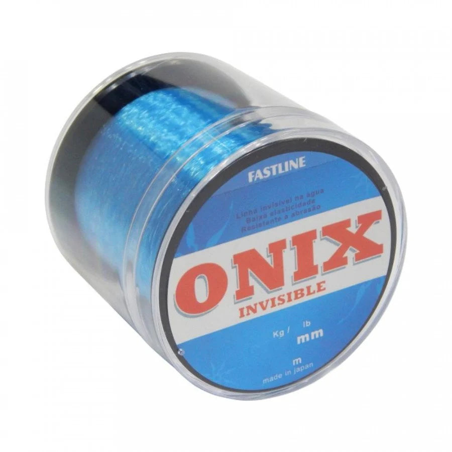 Linha Monofilamento Onix Invisible Fastline Azul