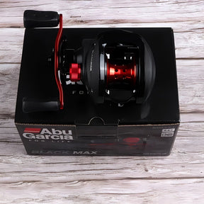 Carretilha Abu Garcia Black Max3 Drag 8kg Com 4 Rolamentos de Aço Inoxidável + Óculos De Sol Polarizado De Brinde